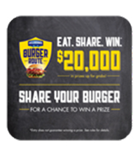 1000 Burger Route Coasters
