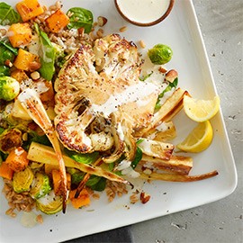 Farro and Roasted Veggie Bowl Farro and Roasted Veggie Bowl