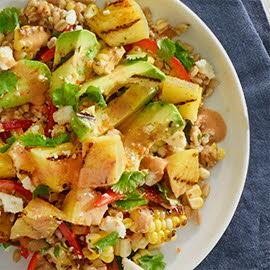 Grilled Pineapple Habanero Grain Salad Grilled Pineapple Habanero Grain Salad