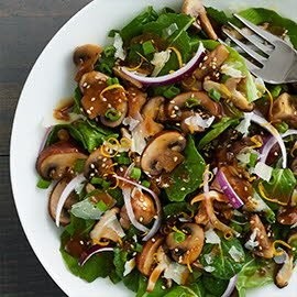 Sesame-Soy Mushroom Salad Sesame-Soy Mushroom Salad
