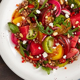 Heirloom Tomato & Watermelon Salad Heirloom Tomato & Watermelon Salad