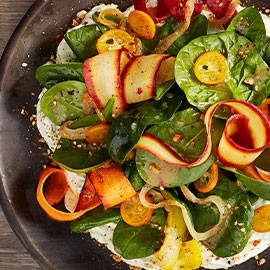 Charred Carrot, Pickled Kumquat And Dukkah Salad Charred Carrot, Pickled Kumquat And Dukkah Salad