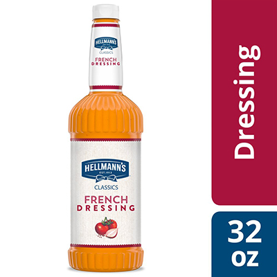 Hellmann's® Classics French Salad Dressing 6 x 32 oz - To your best salads with Hellmann's® Classics French Salad Dressing (6 x 32 oz) that looks, performs and tastes like you made it yourself.