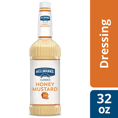 Hellmann's® Classics Honey Mustard Salad Dressing 6 x 32 oz - To your best salads with Hellmann's® Classics Honey Mustard Salad Dressing (6 x 32 oz) that looks, performs and tastes like you made it yourself.