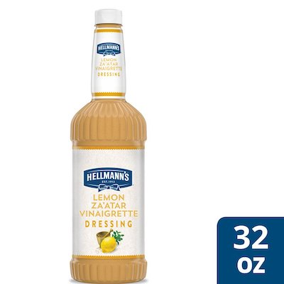 Hellmann's® Lemon Za'atar Salad Dressing 6 x 32 oz - I’m constantly looking for new flavor combinations like the Hellmann's® Lemon Za'atar Salad Dressing (6 x 32 oz) to keep my salads fresh and exciting.