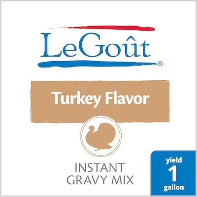 LeGout® Instant Gravy Mix Turkey 8 x 1 lb -