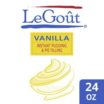 LeGout® Instant Vanilla Cream Pudding & Pie Filling 12 x 24 oz