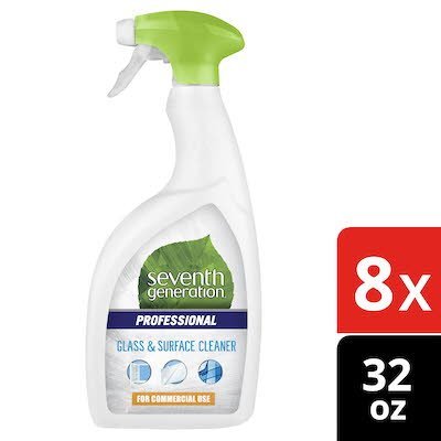 Seventh Generation® Professional Glass and Surface Cleaner 32 oz x 8