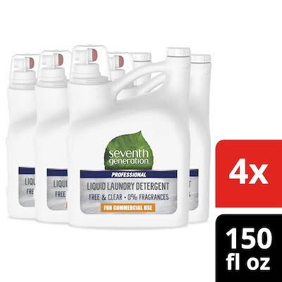 Seventh Generation® Professional Liquid Laundry Detergent 150 oz x 4 -
