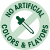 No artificial colors and flavors